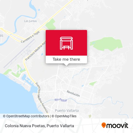 Mapa de Colonia Nueva Poetas