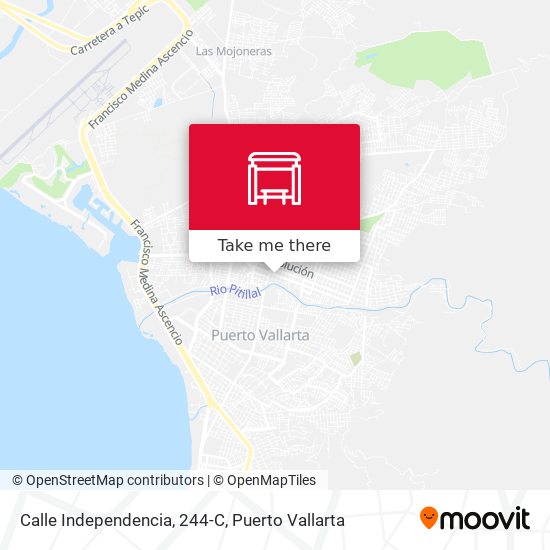 Calle Independencia, 244-C map