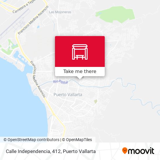 Mapa de Calle Independencia, 412