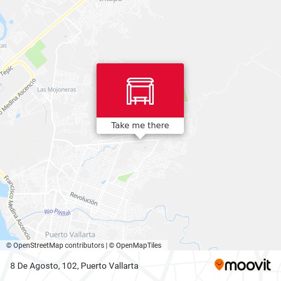 8 De Agosto, 102 map