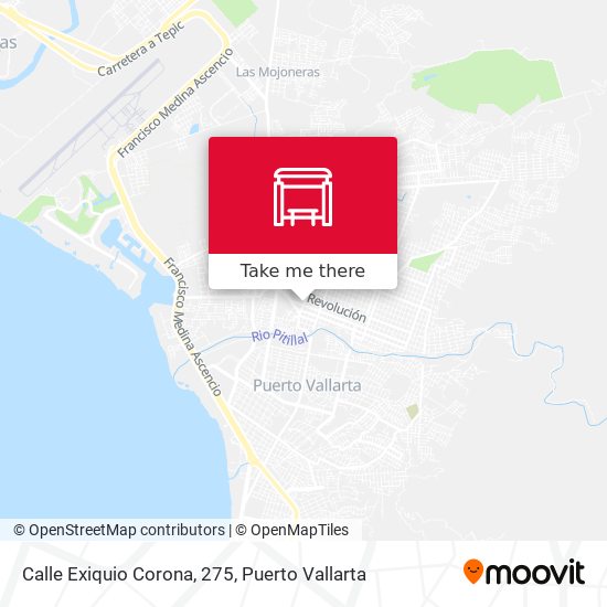 Mapa de Calle Exiquio Corona, 275