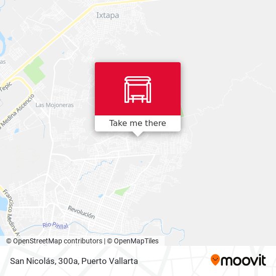 San Nicolás, 300a map