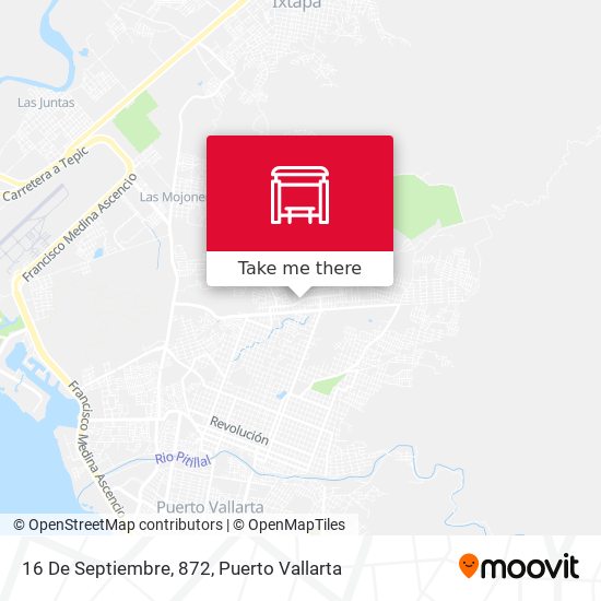 Mapa de 16 De Septiembre, 872