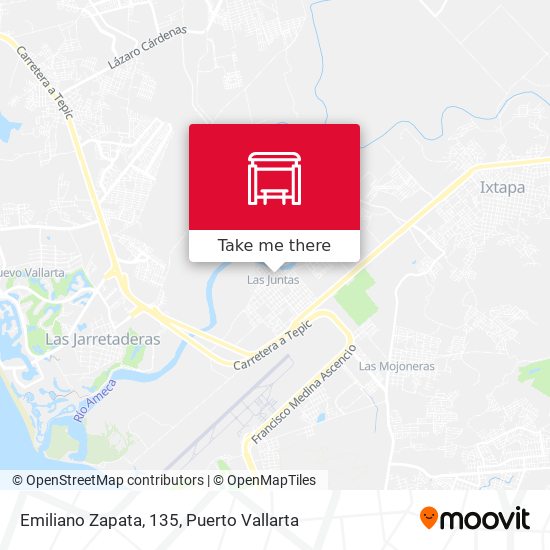 Emiliano Zapata, 135 map