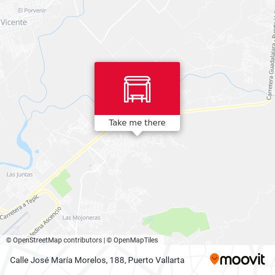 Mapa de Calle José María Morelos, 188