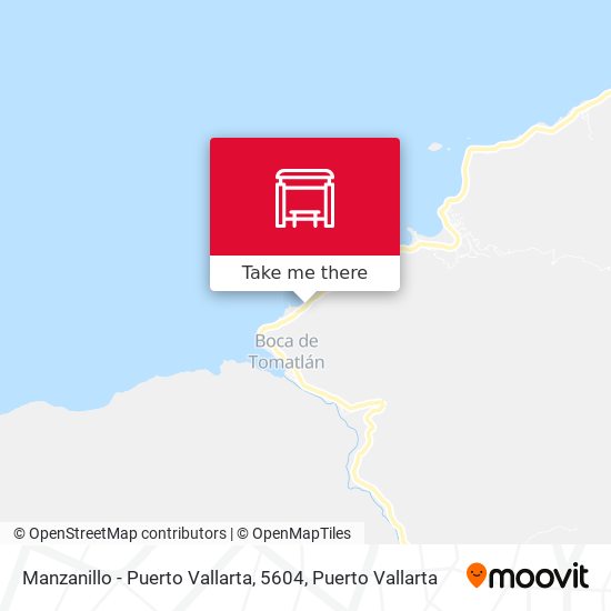 Manzanillo - Puerto Vallarta, 5604 map