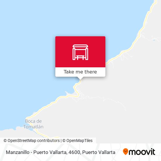 Manzanillo - Puerto Vallarta, 4600 map