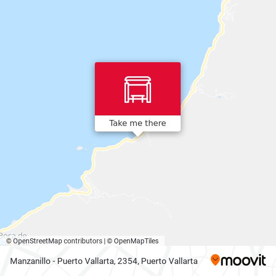Manzanillo - Puerto Vallarta, 2354 map