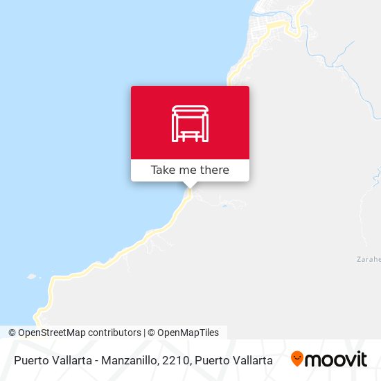 Puerto Vallarta - Manzanillo, 2210 map