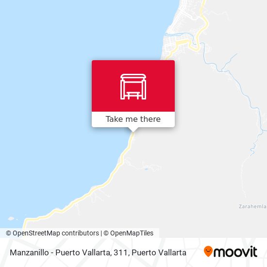 Manzanillo - Puerto Vallarta, 311 map