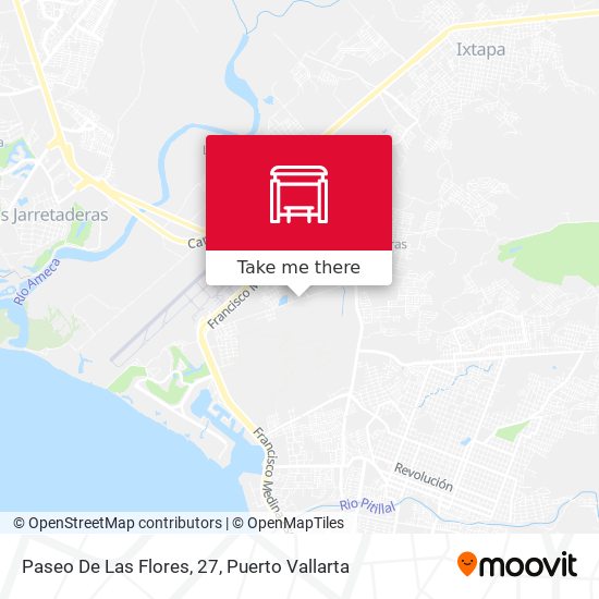 Paseo De Las Flores, 27 map