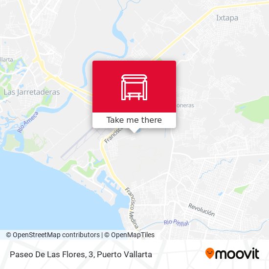 Paseo De Las Flores, 3 map