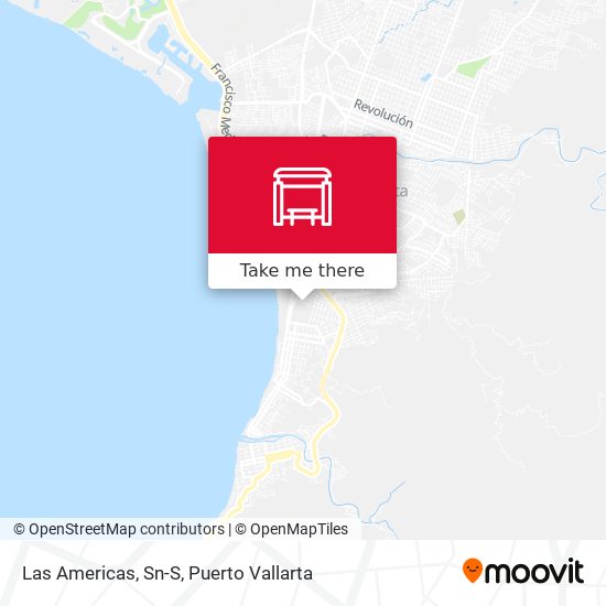 Las Americas, Sn-S map