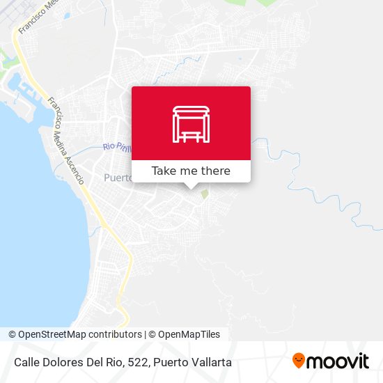 Mapa de Calle Dolores Del Rio, 522