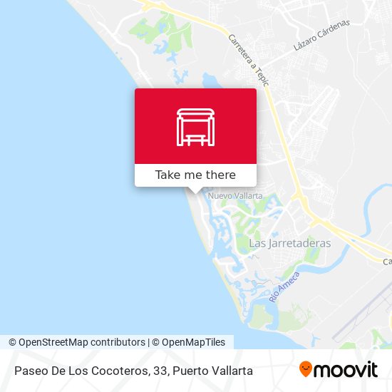 Paseo De Los Cocoteros, 33 map