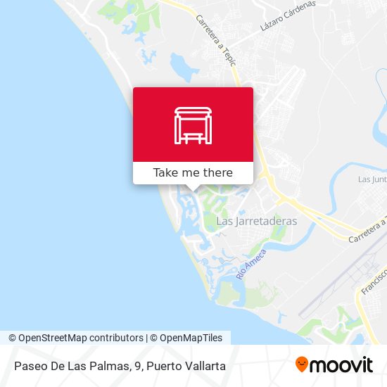 Mapa de Paseo De Las Palmas, 9