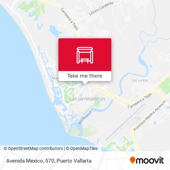 Mapa de Avenida Mexico, 570