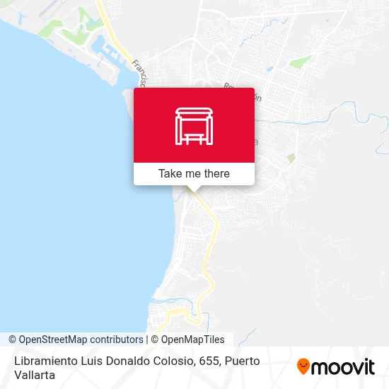 Libramiento Luis Donaldo Colosio, 655 map
