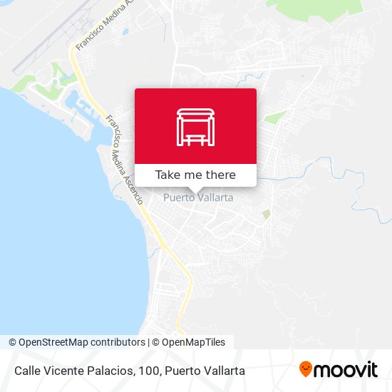 Calle Vicente Palacios, 100 map