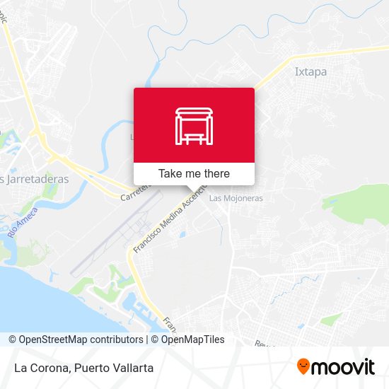 La Corona map