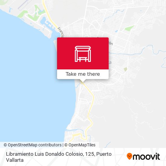 Libramiento Luis Donaldo Colosio, 125 map