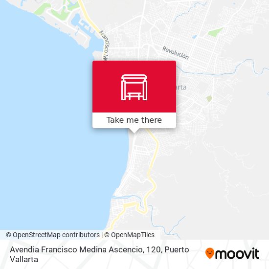 Mapa de Avendia Francisco Medina Ascencio, 120