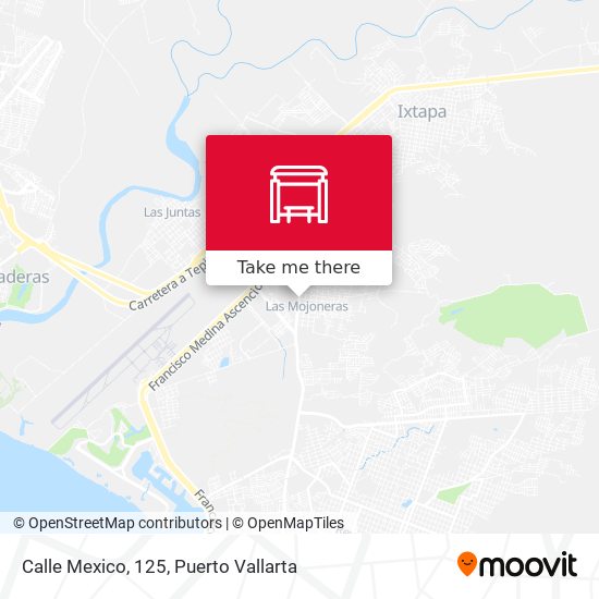 Mapa de Calle Mexico, 125