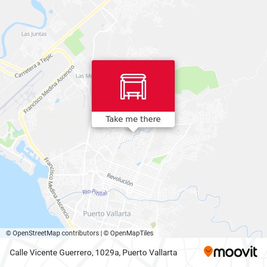 Calle Vicente Guerrero, 1029a map