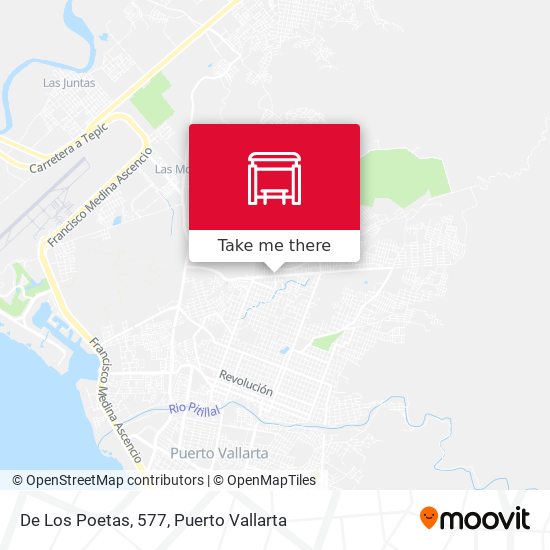 De Los Poetas, 577 map