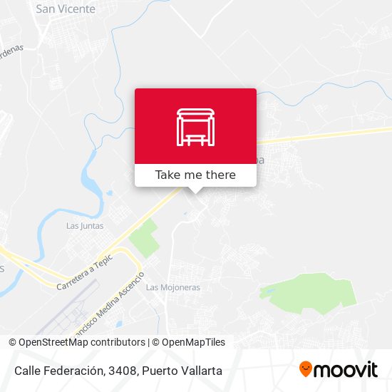 Calle Federación, 3408 map