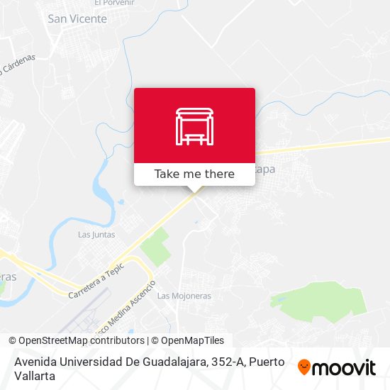 Mapa de Avenida Universidad De Guadalajara, 352-A