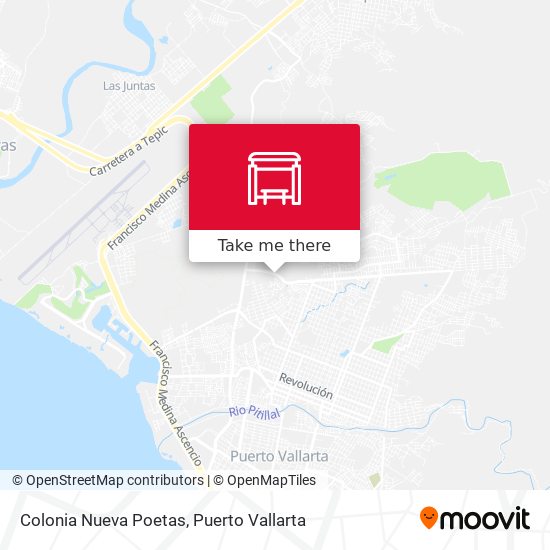 Mapa de Colonia Nueva Poetas