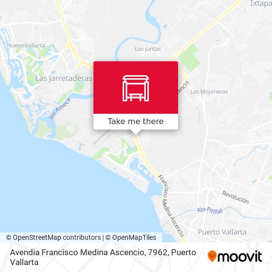 Mapa de Avendia Francisco Medina Ascencio, 7962