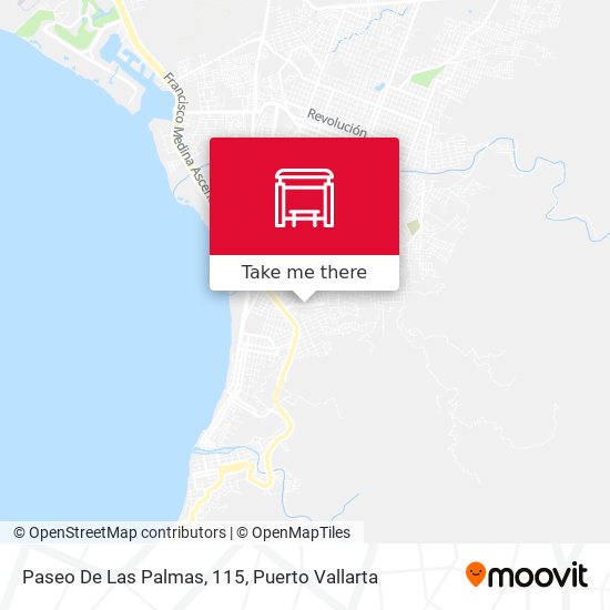 Paseo De Las Palmas, 115 map