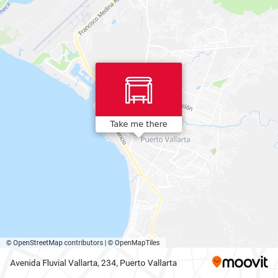 Mapa de Avenida Fluvial Vallarta, 234