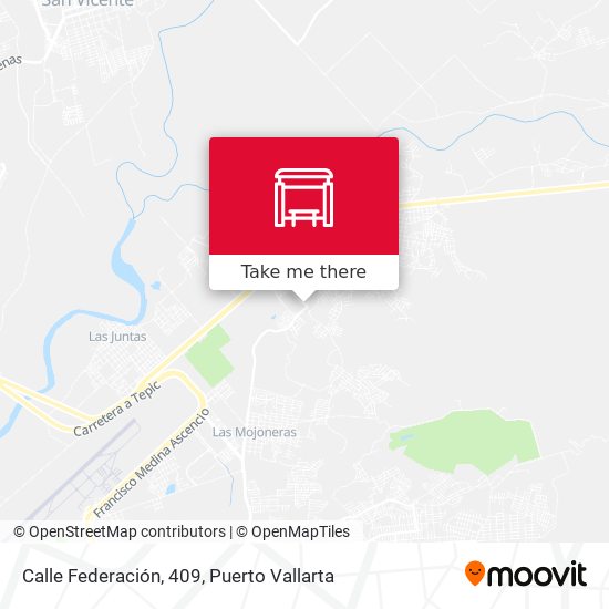 Calle Federación, 409 map