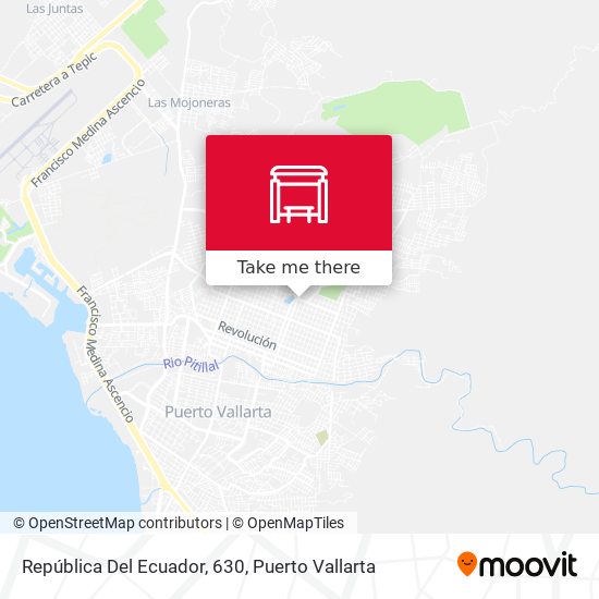 República Del Ecuador, 630 map