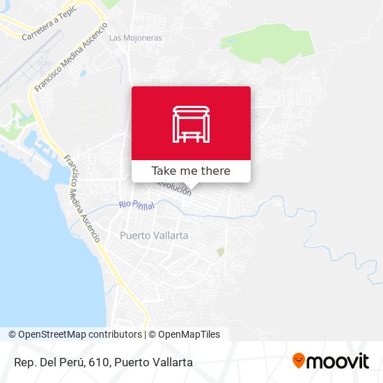 Rep. Del Perú, 610 map