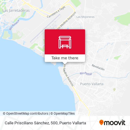 Calle Prisciliano Sánchez, 500 map