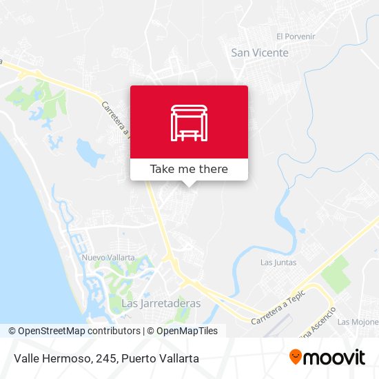 Mapa de Valle Hermoso, 245
