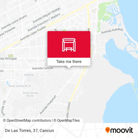 De Las Torres, 37 map