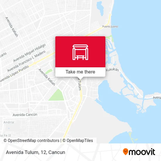 Avenida Tulum, 12 map