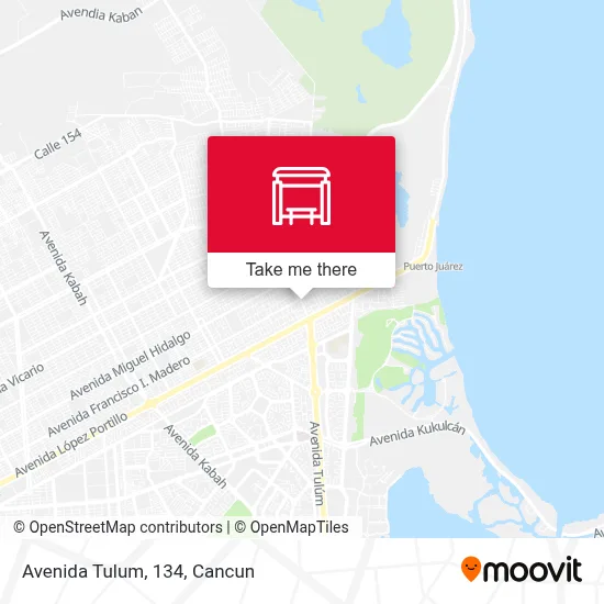 Avenida Tulum, 134 map
