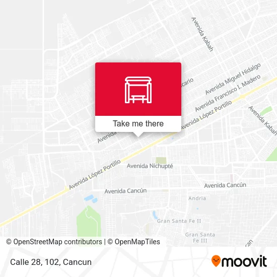 Calle 28, 102 map