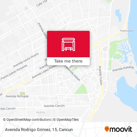 Mapa de Avenida Rodrigo Gómez, 15