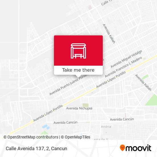 Calle Avenida 137, 2 map