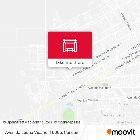Avenida Leona Vicario, 1600b map