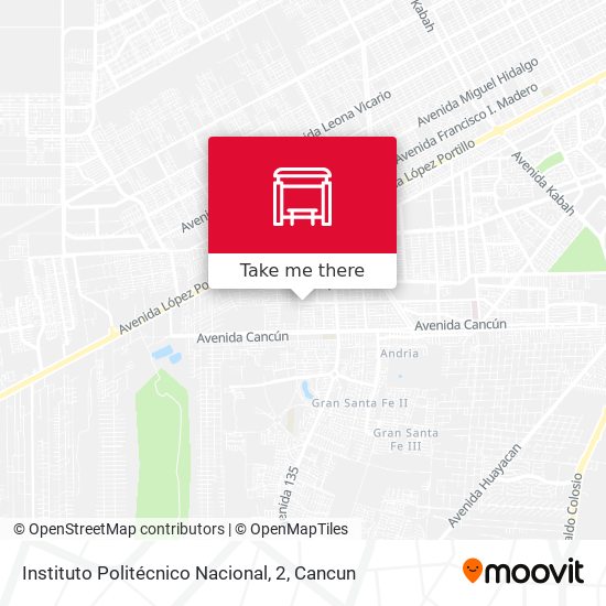 Instituto Politécnico Nacional, 2 map