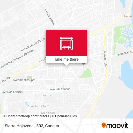 Sierra Hojazenal, 303 map