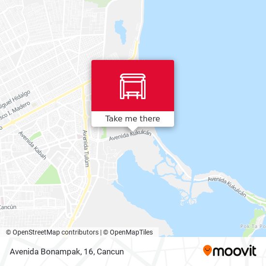 Mapa de Avenida Bonampak, 16